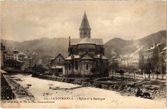 La Bourboule L'Eglise et la Dordogne France à La Bourboule