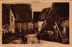Puy de Dome Vieilles Chaumieres France