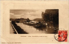Pontoise Ile Saint-Martin entree du Canal à Pontoise