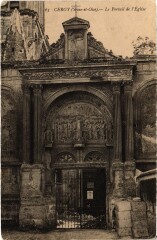 Cergy Portail de l'Eglise à Cergy