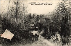 Sannois Paysage printannier dans les sentiers de la Butte à Sannois