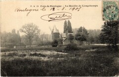 Carte postale ancienne Bois de Boulogne - Le Moulin de Longchamps
                                                                     à Paris 16e
                                