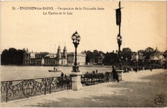 Enghien Perspective de la Nouvelle Jetee