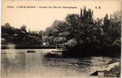 L'Isle Adam Pointe de lIle de Champagne à L'Isle-Adam