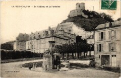 Roche Guyon Le chateau et la Fontaine