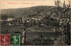 Vetheuil vue d'ensemble sur le Pays