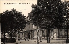 Carte postale ancienne La Mairie
                                                                     à Saint-Ouen-sur-Seine
                                