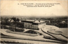 Saint-Cloud Parc - Panorama pris de la Terrasse du Trocadero à Saint-Cloud