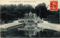 Saint-Cloud Parc - La Grande Cascade - Vue de Face à Saint-Cloud