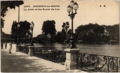 Enghien La Jetee et les Bords du Lac