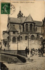 Pontoise Abside de l'Eglise Saint-Maclou à Pontoise