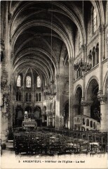 Argenteuil Interieur de l'Eglise La Nef à Argenteuil