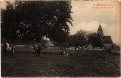 Cherence Paysage pres de l'Eglise