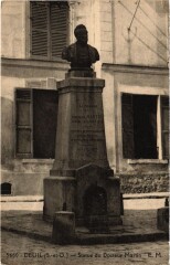 Deuil Statue du Docteur MArtin