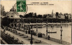 Enghien panorama pris de la Terrasse du Casino