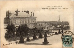 Saint-Cloud Interieur du Parc et Ecole Normale à Saint-Cloud