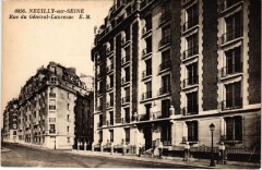 Carte postale ancienne Neuilly-sur-Seine Rue du General-Lanrezac
                                                                     à Neuilly-sur-Seine
                                