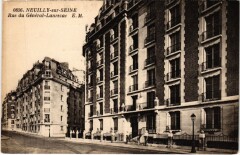 Carte postale ancienne Neuilly-sur-Seine Rue du General-Lanrezac
                                                                     à Neuilly-sur-Seine
                                