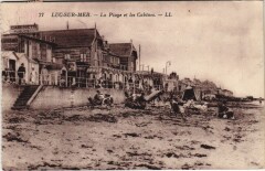 Luc-sur-Mer La Plage et les Cabines à Luc-sur-Mer