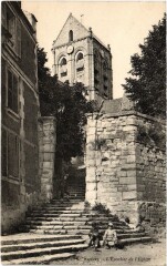 Auvers Escalier de l'Eglise