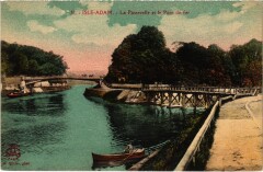 L'Isle Adam La Passerelle et le Pont de fer à L'Isle-Adam