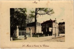 Mery La Mairie et l'entree du Chateau