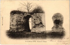 St Clair Ruines du Chateau