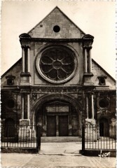 Luzarches Portail d'entree de l'Eglise à Luzarches