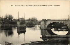Beaumont Le pont que le Genie a fait sauter