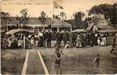 L'Isle Adam La Plage Heure du Bain à L'Isle-Adam
