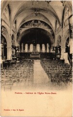 Pontoise Interieur de l'Eglise Notre Dame -
																					95000 Pontoise
																			