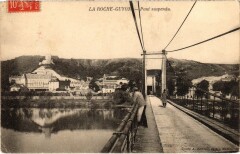 La Roche Guyon Pont suspendu à La Roche-Guyon