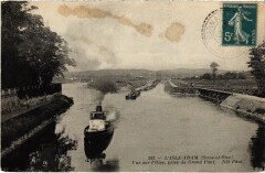 L'Isle Adam vue sur l'Oise à L'Isle-Adam