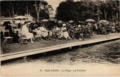 L'Isle Adam La Plage La Potiniere à L'Isle-Adam