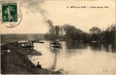 Mery Oise vue du Pont