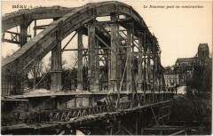 Mery Le Nouveau Pont en construction