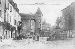 Vieux Saint Cere Anciennes Maisons Place De L'Eglise