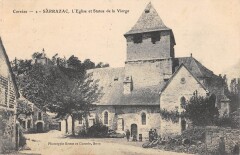Sarrazc Eglise Statue De La Vierge