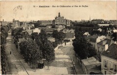 Carte postale ancienne Asnieres Rue de Chateaudun et Rue de Buffon France
                                                                     à Asnières-sur-Seine
                                