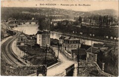 Carte postale ancienne Eld 4 - Bas Meudon - Panorama pris du Bas-Meudon
                                                                     à Meudon
                                