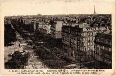 Neuilly sur Seine Panorama vers Paris France à Neuilly-sur-Seine