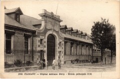 Carte postale ancienne Clamart Hopital Militaire Percy - Entree Principale
                                                                     à Clamart
                                