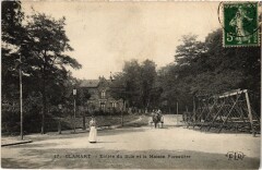 Clamart Entree du Bois et la Maison Forestiere France à Clamart