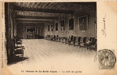La Roche-Guyon Le Chateau, La salle des gardes France à La Roche-Guyon