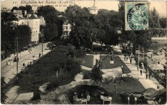 Enghien les Bains Parc du Casino et le Lac France à Enghien-les-Bains