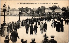 Enghien les Bains Panorama de la Jetee France à Enghien-les-Bains