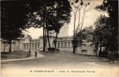 Enghien les Bains Jardin de l'Etablissement Thermal France à Enghien-les-Bains