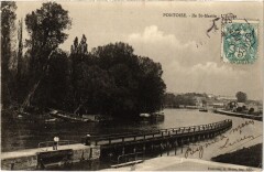 Pontoise Ile Saint-Martin, L'Ecluse France à Pontoise