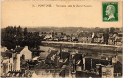 Pontoise Panorama vers St.Ouen l'Aumone France à Pontoise