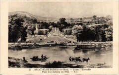 Saint-Cloud Avant l'Incendie, Parc du Chateau France à Saint-Cloud